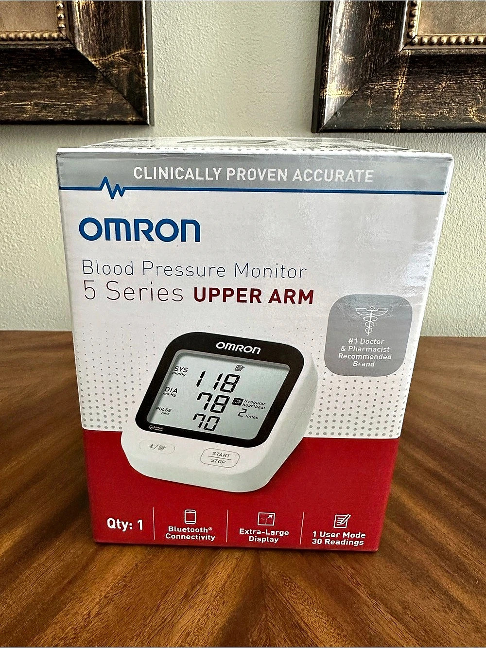 Omron 5 Series Upper Arm Blood Pressure Monitor NWT